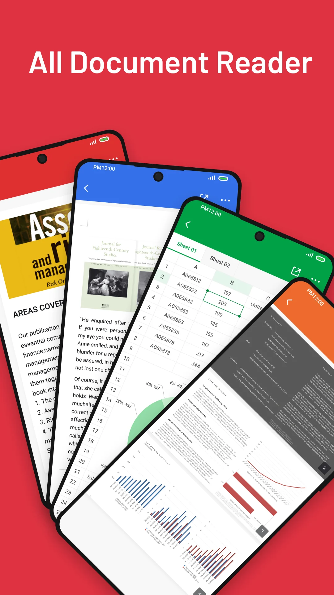 PDF Reader - Viewer & Editor 在 Google Play 上的螢幕截圖，顯示一份文件